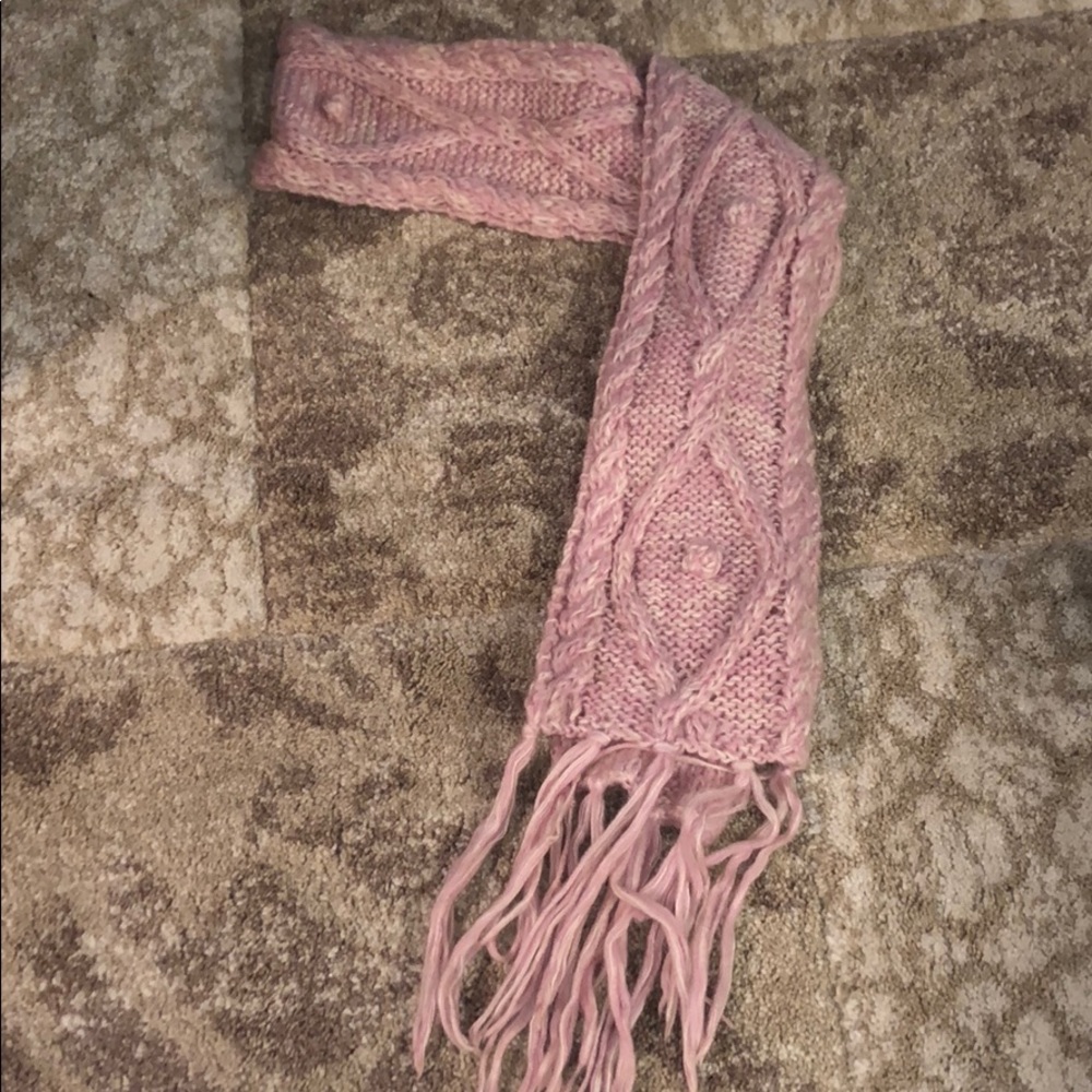 Pink scarf